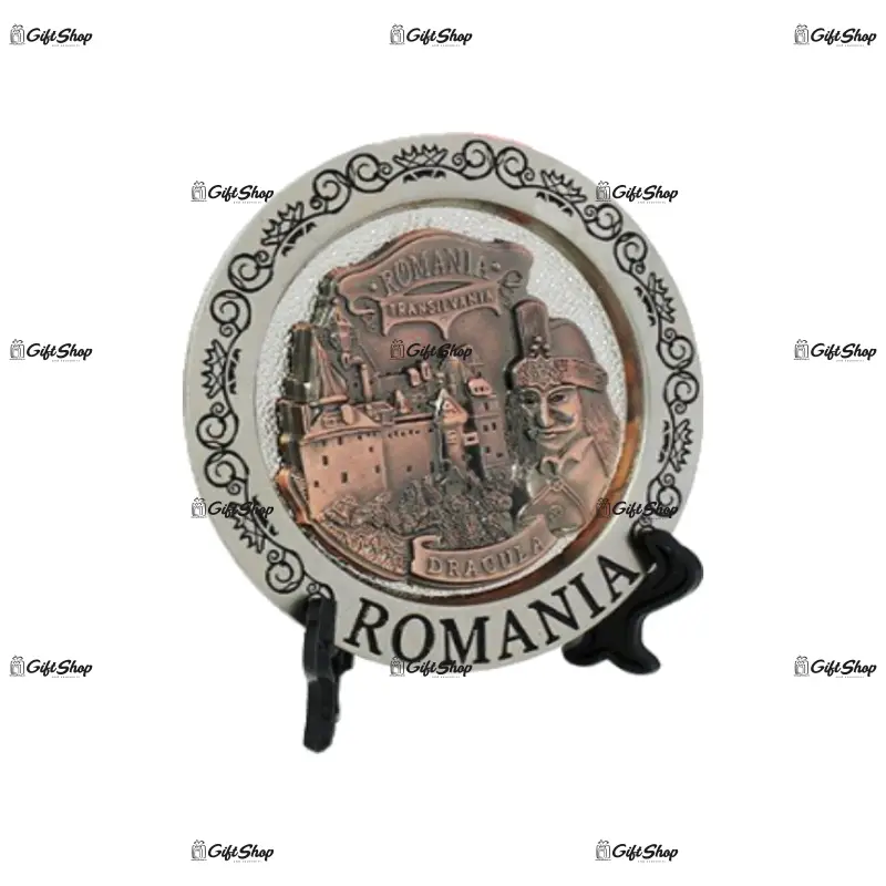 Castelul bran, romania, ornament din metal cu suport, model a